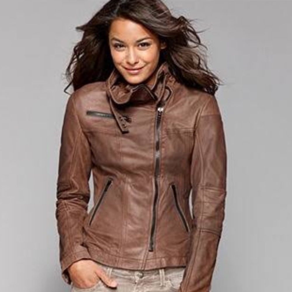 Buffalo Genuine Leather Distressed Jacket
